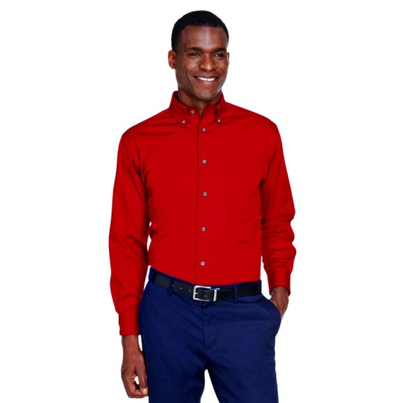Other - Harriton M610 Men's Easy Blend Long-Sleeve Shirt